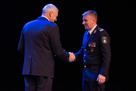 Slavnostna podelitev listin o napredovanju v čine gasilski častnik, višji gasilski častnik in visoki gasilski častnik (56)